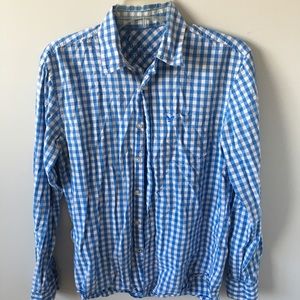 American eagle blue long sleeve shirt